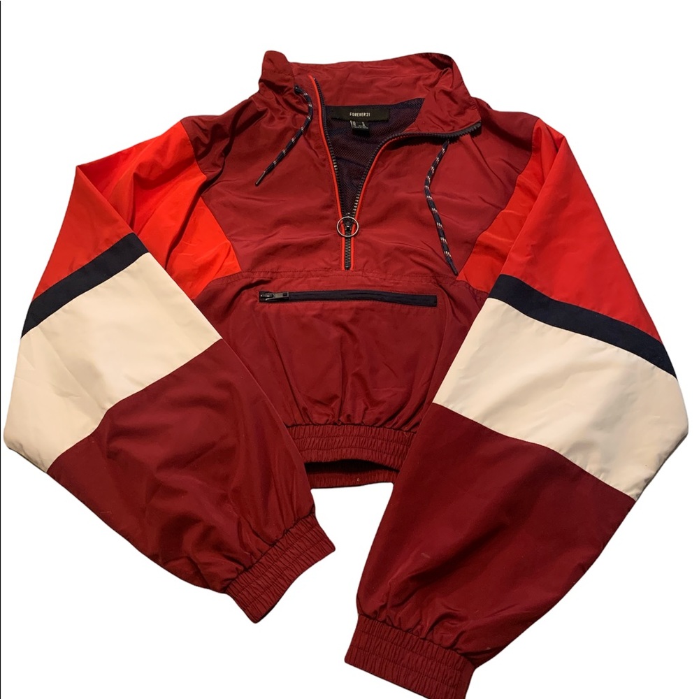 Forever 21 Color Block Windbreaker